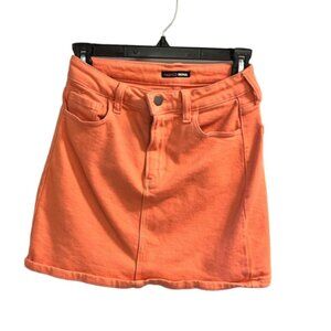 Orange Fashionova Jean Skirt